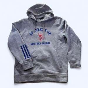 Adidas Property of Gretzky School Hoodie Gray Size L